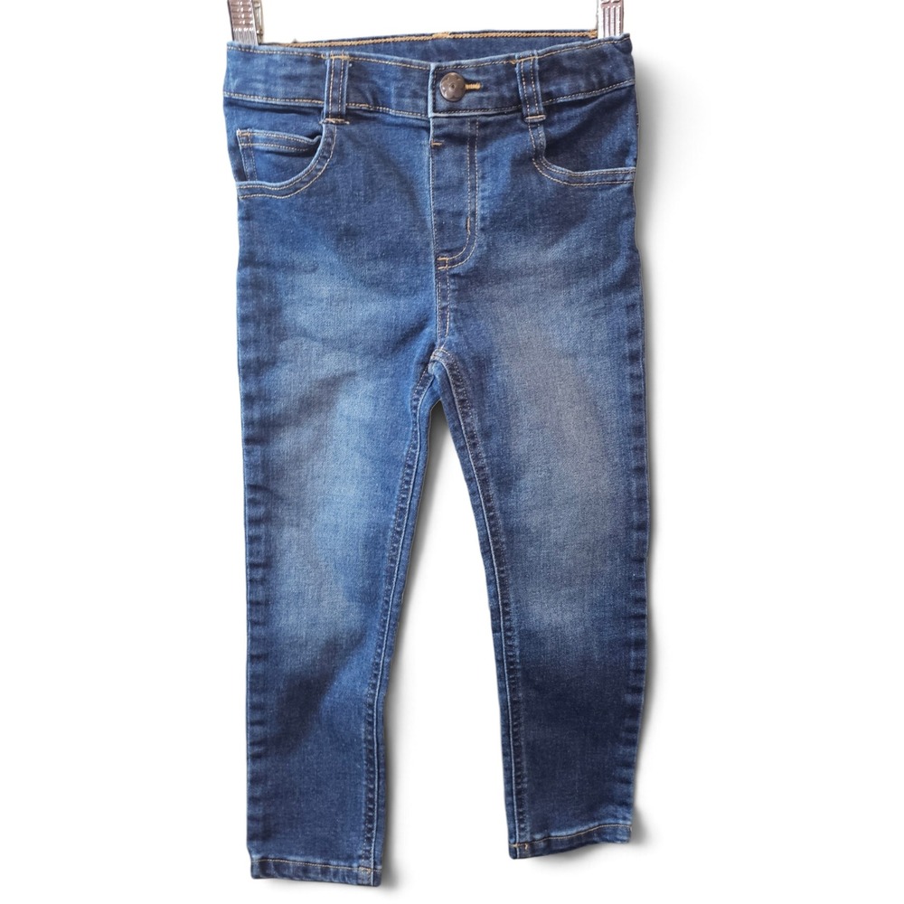 Garanimals Skinny Jeans‎ Girls 5T Blue Excellent Dark Wash Adjustable Waist